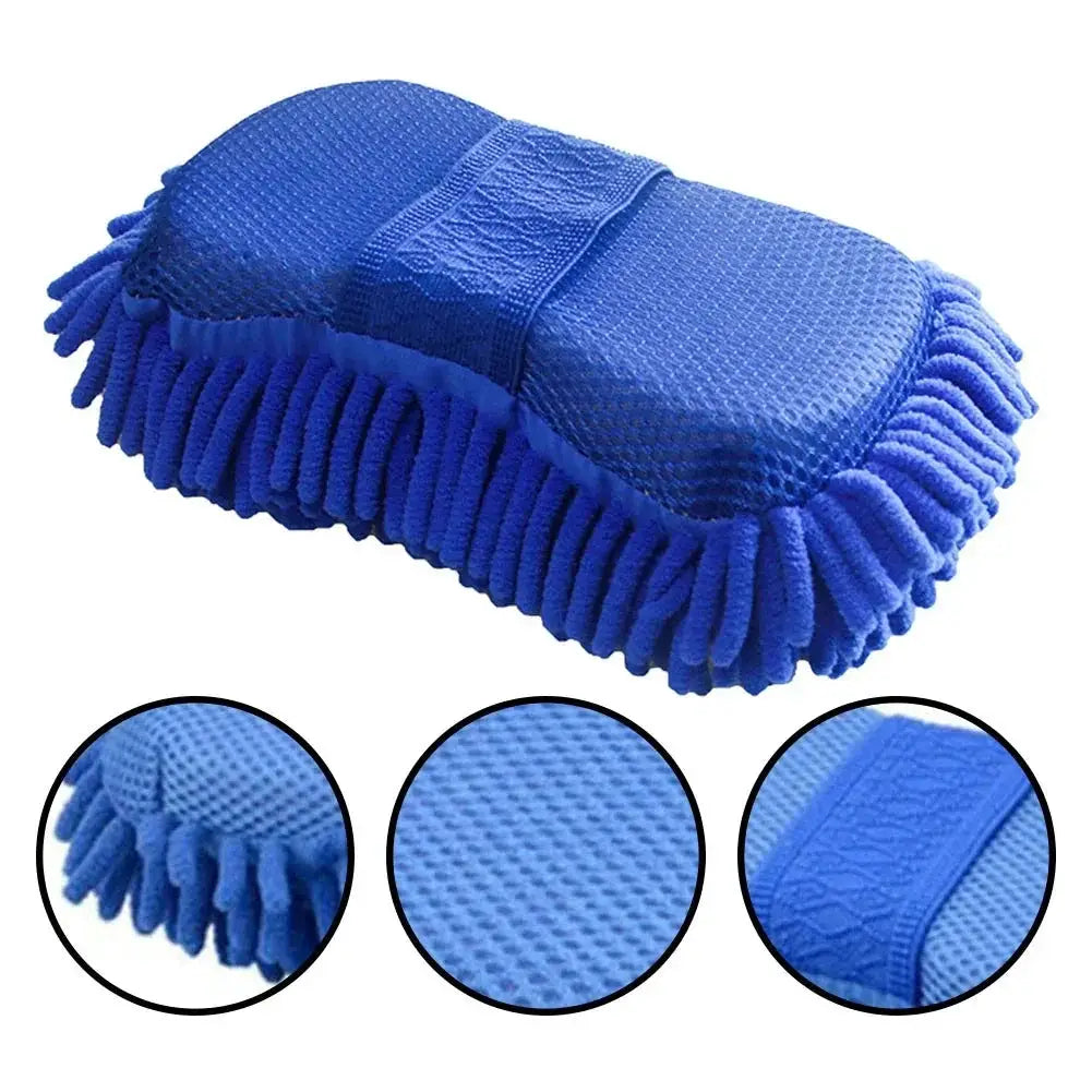 Car Cleaning Sponge Microfiber Wash Brush Tool Kit - OurLum.com