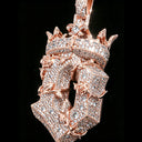 Iced Out Crown Rose Thorn