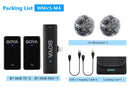 Boya Bywmics5 Wireless Lavalier Microphone Kit For Iphone Android Youtube Vlogging