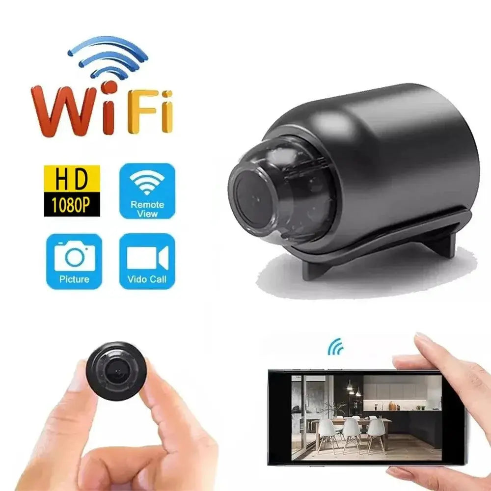 1080P HD Mini WiFi Security Camera Night Vision Audio