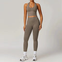 Yoga Set Seamless Fitness Suit Women 3 Piece
