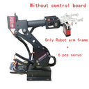 PS2 Control 6 DOF Robotic Arm Gripper Claw For Arduino STEAM DIY Manipulator