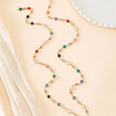 New Luxury Colourful Crystal Zircon Necklace For Women