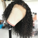 Glueless Water Wave Bob Wig 12A Malaysian Lace Front Hair