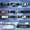 4K Dash Cam Mirror for Safer Driving