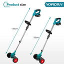 Cordless Lawn Mower - Lightweight 1500W Motor