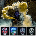 Bluetooth APP Control Smart LED Face Masks For Halloween