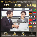 KOUO Open Bluetooth Earphones With Real Time Translator 164 Languages