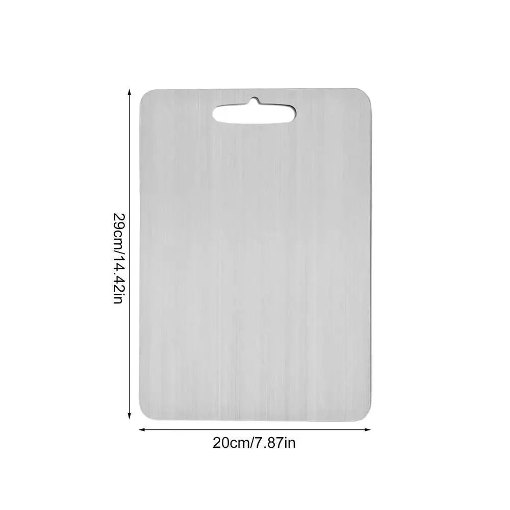 1.5mm Thick Titanium Cutting Board Camping Block for Cooking - OurLum.com