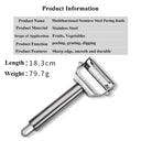 Stainless Peeler - Fast Veggie Julienne Slicer