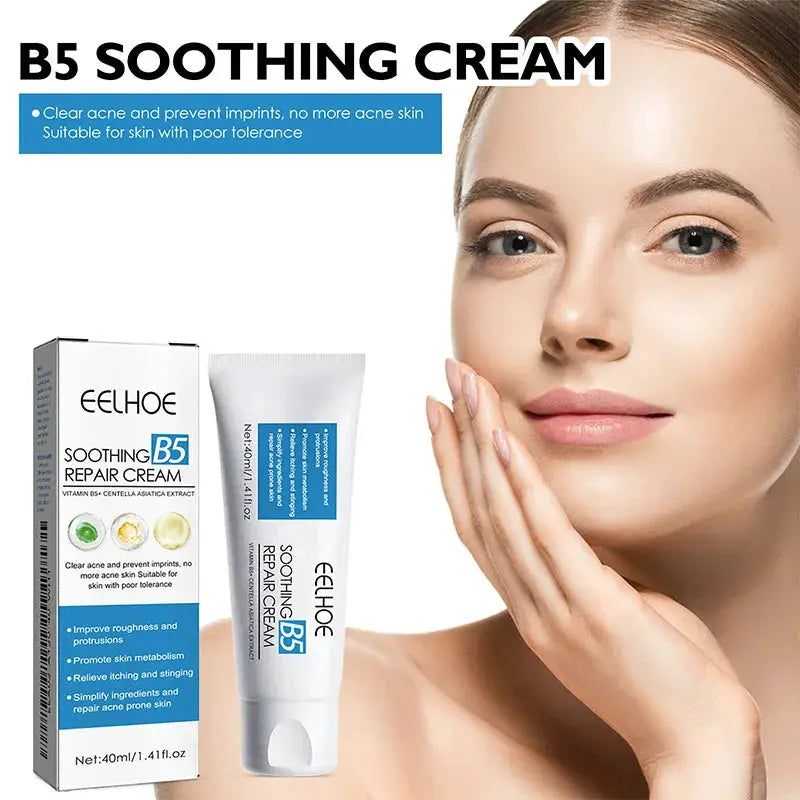 EELHOE B5 Moisturizing Repair Cream Moisturizing Brightening Skin Color Repairing Skin Barrier Moisturizing Skin Care Face Cream