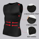 Men Compression Shirts Tank Top Tummy Control Body Shaper