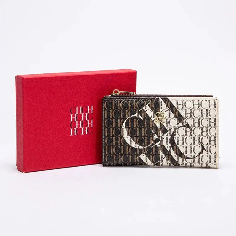 CHCH Womens Cartoon Print Long Wallet Retro Classic