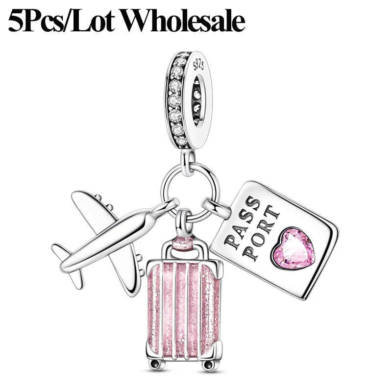 Pcs Lot Sterling Silver Pink
