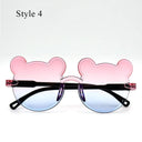 Bear-Shaped UV400 Kids Sunglasses for Outdoor Fun Gear