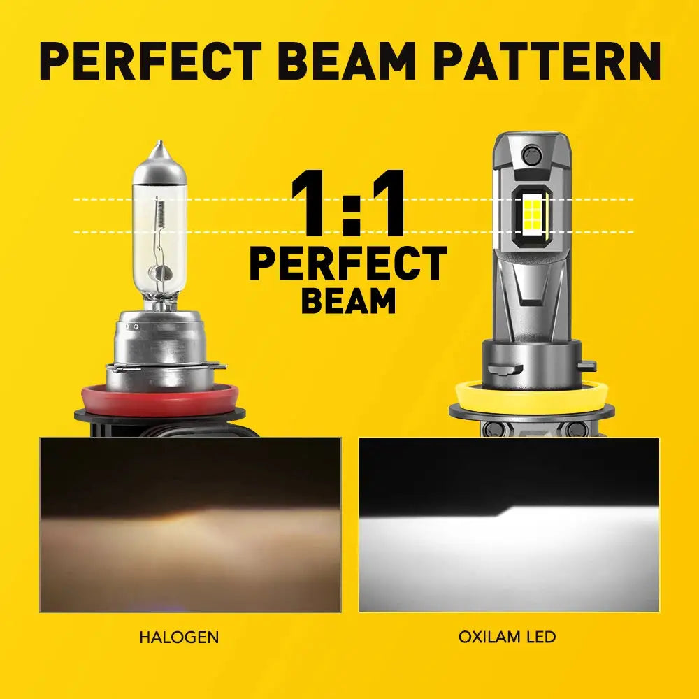 AUXITO 2Pcs 22000LM H11 LED Headlight Canbus H8 H9 9005 HB3 9012 HIR2 9006 HB4 Turbo Lamp 120W Super Bright Car Headlamp 6500K