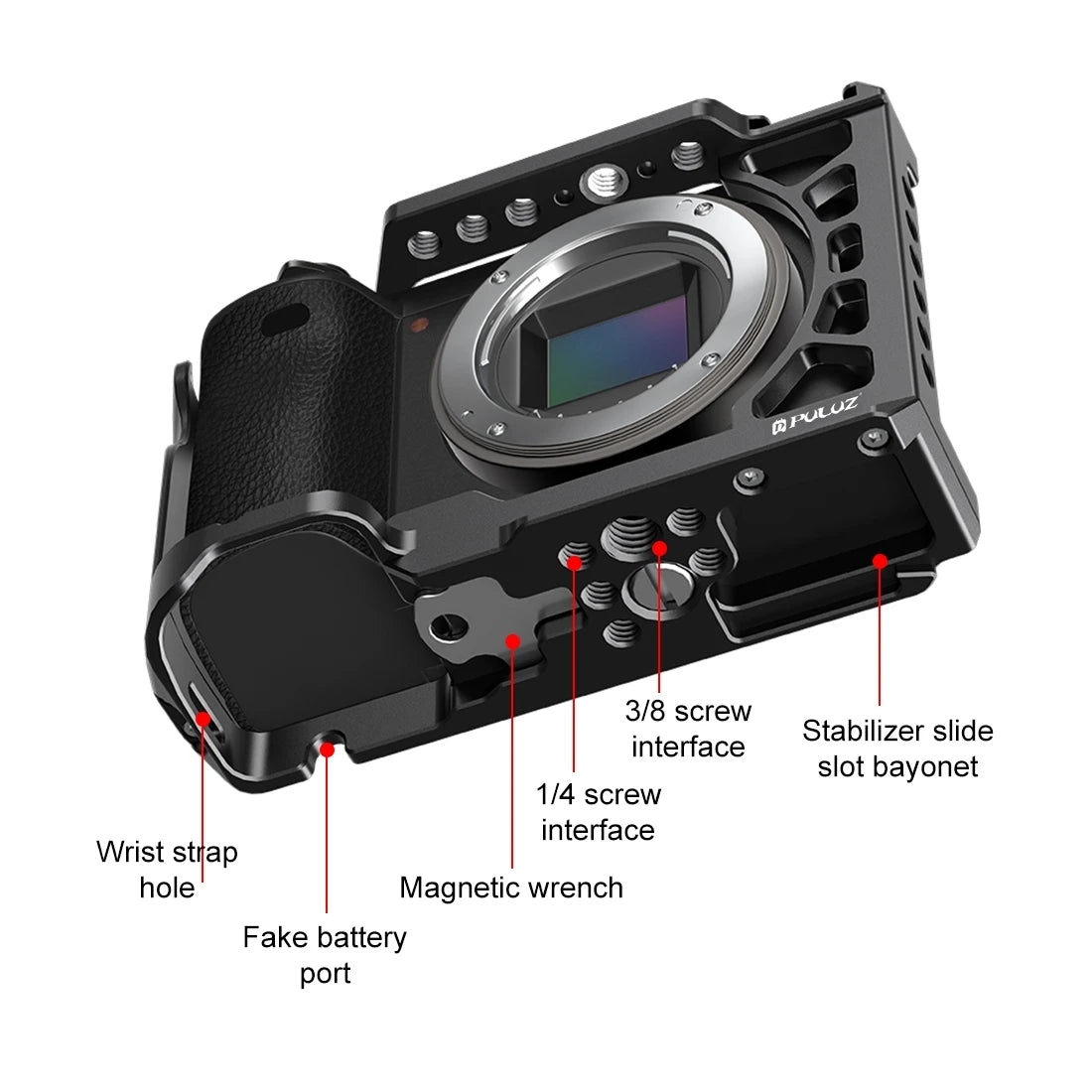 Puluz Metal Camera Stabilizer Cage