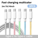 Fast Chg 6ft Braided Cables