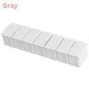 Travel Pill Box with Braille Lettering Portable Medication Case