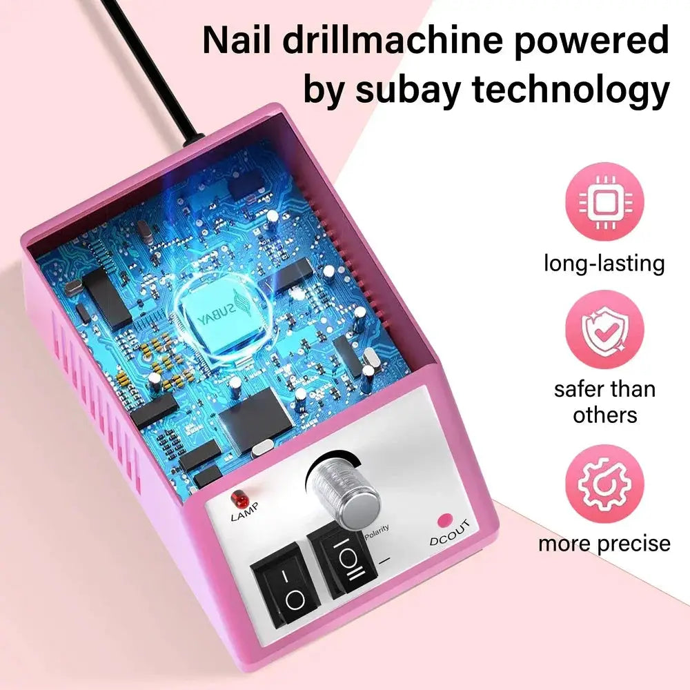 LINMANDA Professional Electric Nail Drill Portable Set