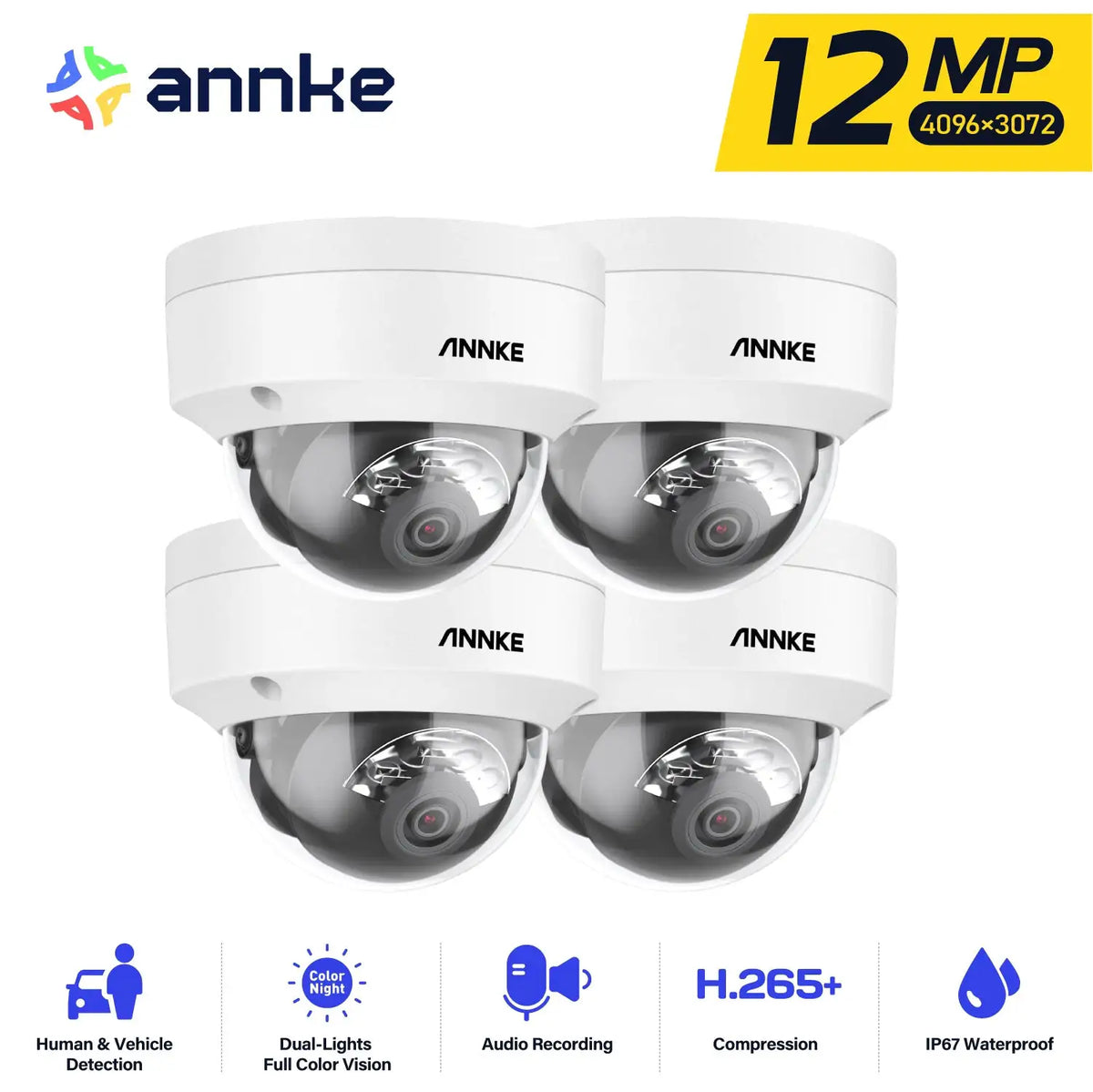 Annke C1200 12Mp Poe Surveillance Cam