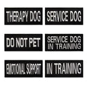 Emotional Support Dog Patches for Service & Therapy Awareness