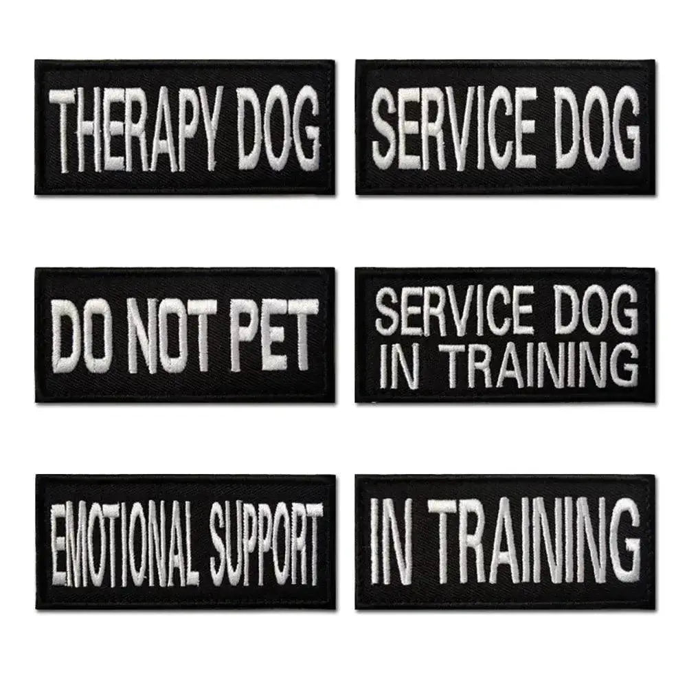 Emotional Support Dog Patches For Service And Therapy