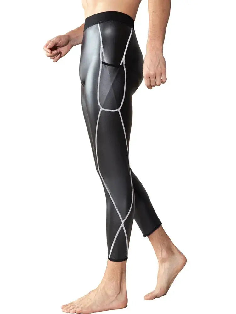 Posture Support Leather Pants for Men — product view 11
