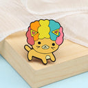 Cartoon Dogs Enamel Brooch Cute Animals Badge Jewelry Gift