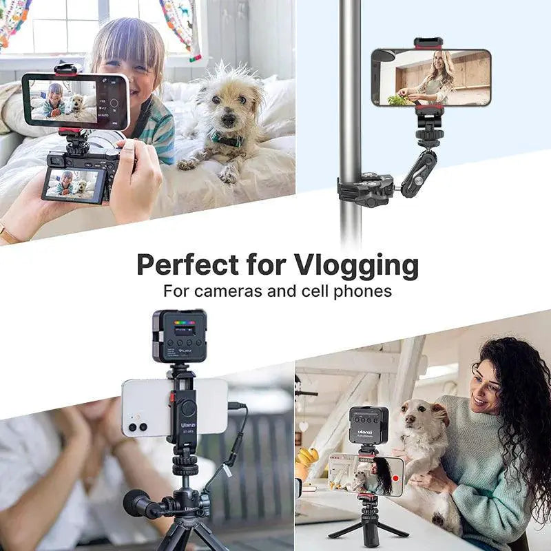 Vertical Phone Mount Holder For Vlog Shooting 360 Rotation