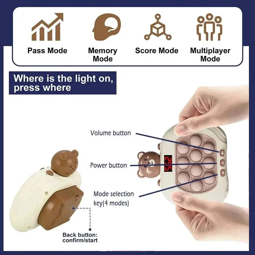 Pop Light Fidget Game Stress Relief Toy For Everyone