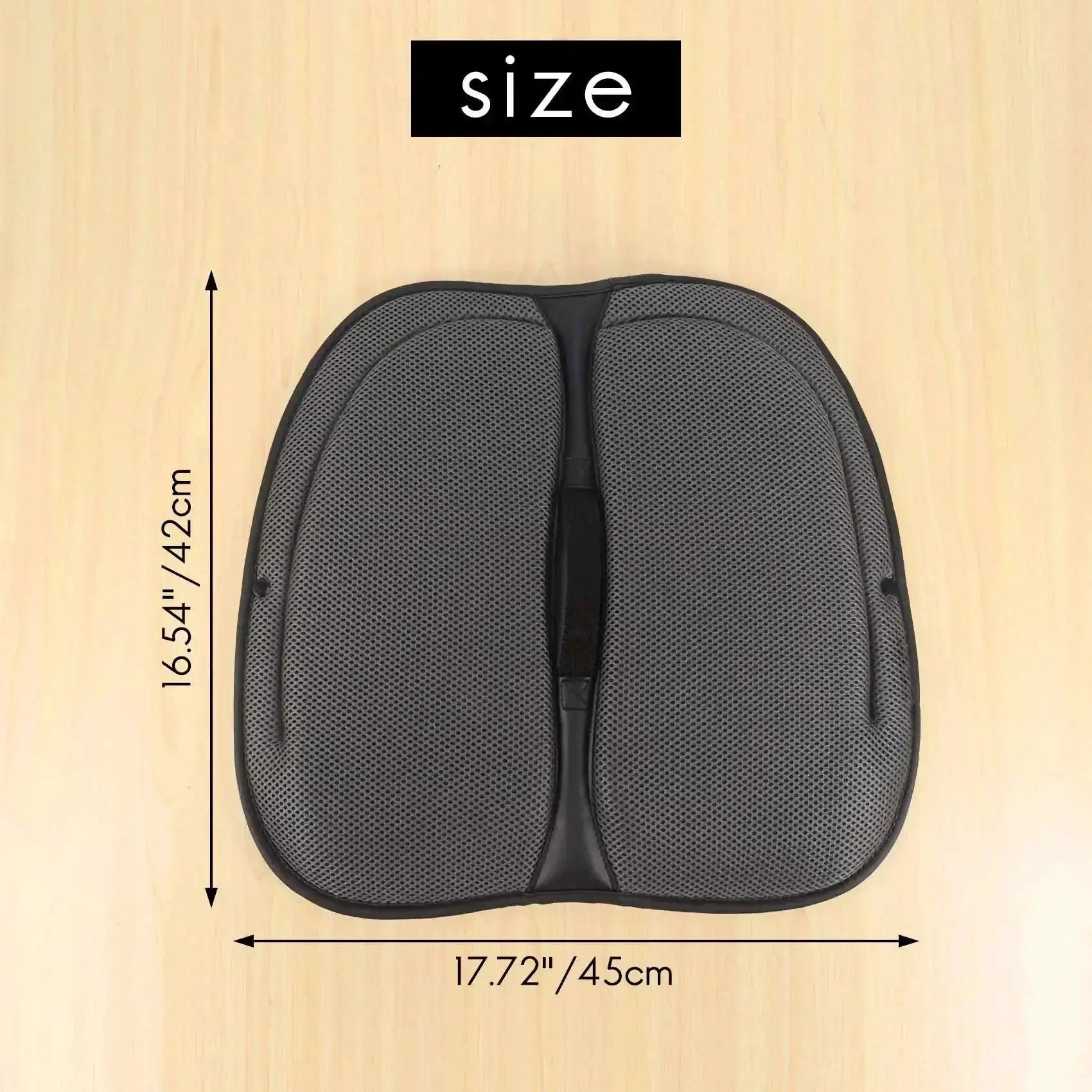 Cooling Gel Memory Foam Car Seat Cushion for Tailbone Relief