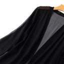 Women 100% Natural Silk Long Top Kimono Cardigan MM148