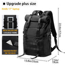 Roll Top Water Resistant Laptop Backpack