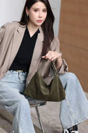 Autumn Winter Luxury Suede Leather Tote Bag For Women Crossbody