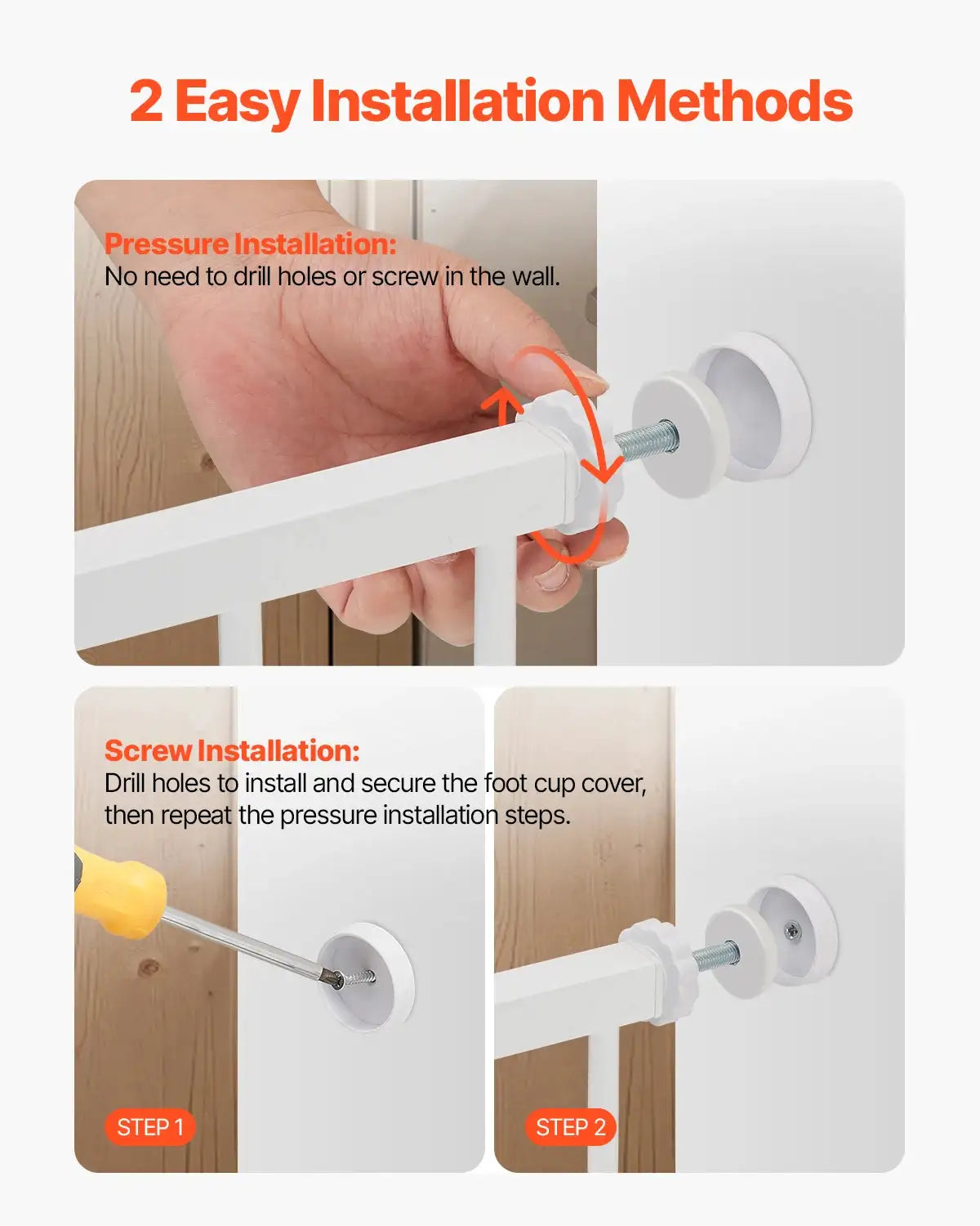 No Drill Pressure Mount Pet Gate — product image 6