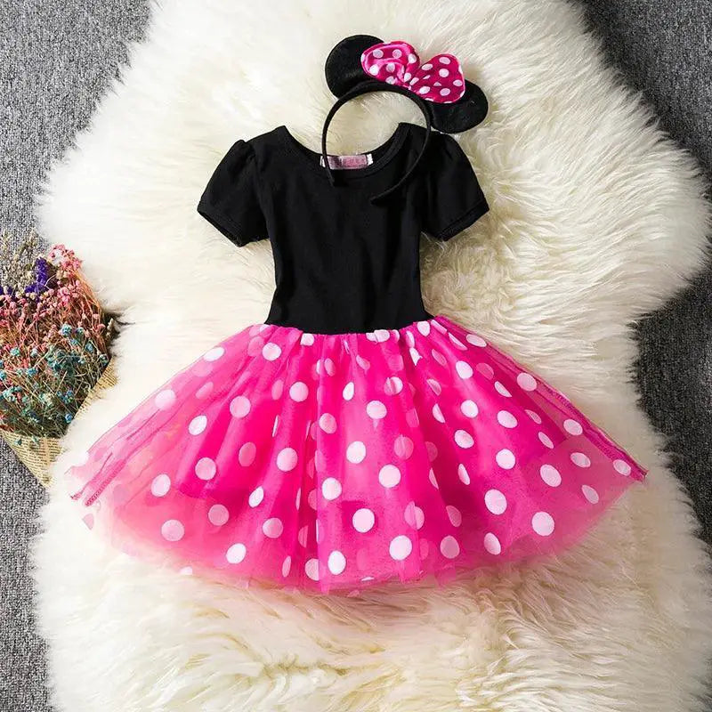 Charming Polka Dot Baby Princess Dress Halloween Christmas