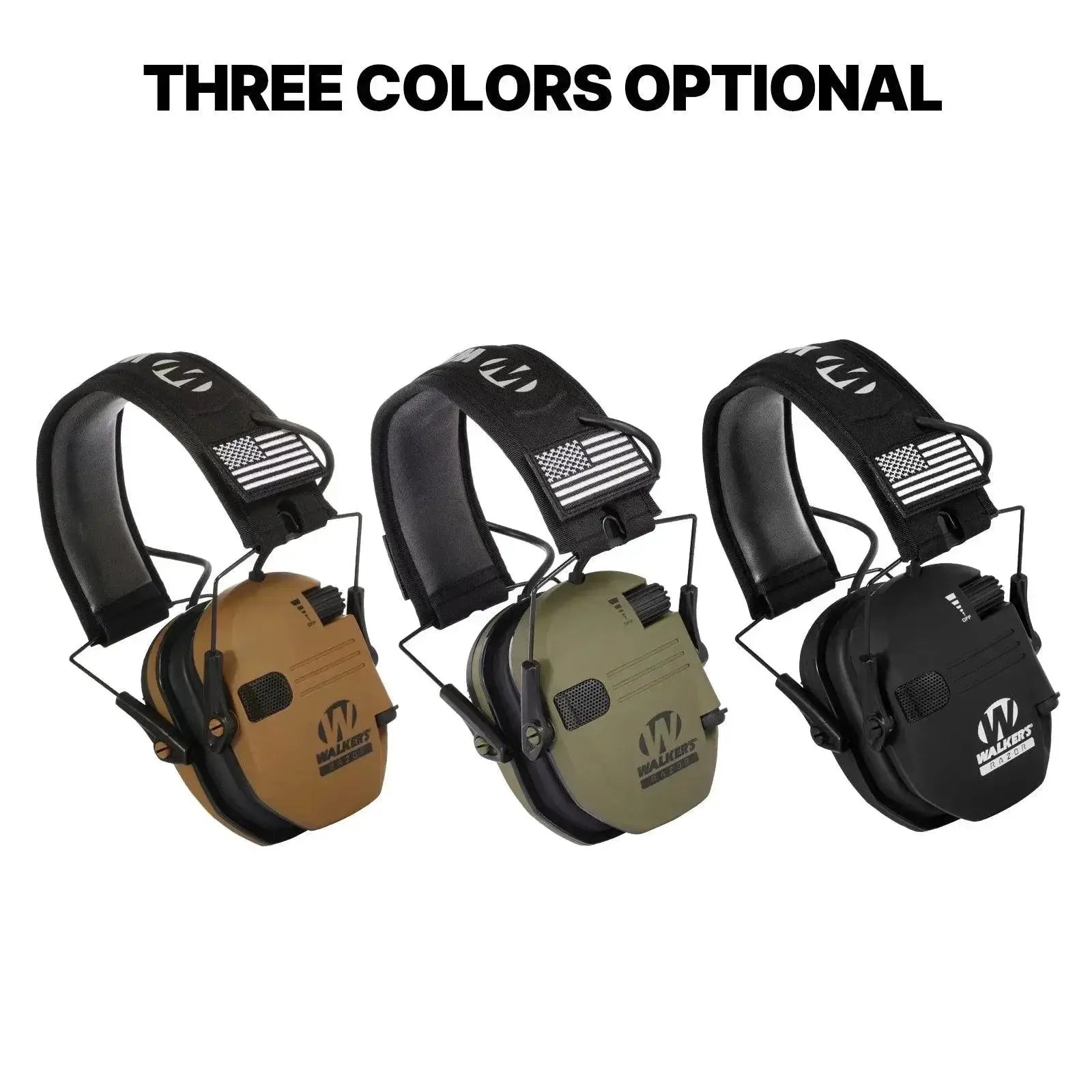 Walker Sport Electronic Hearing Protection Earmuffs