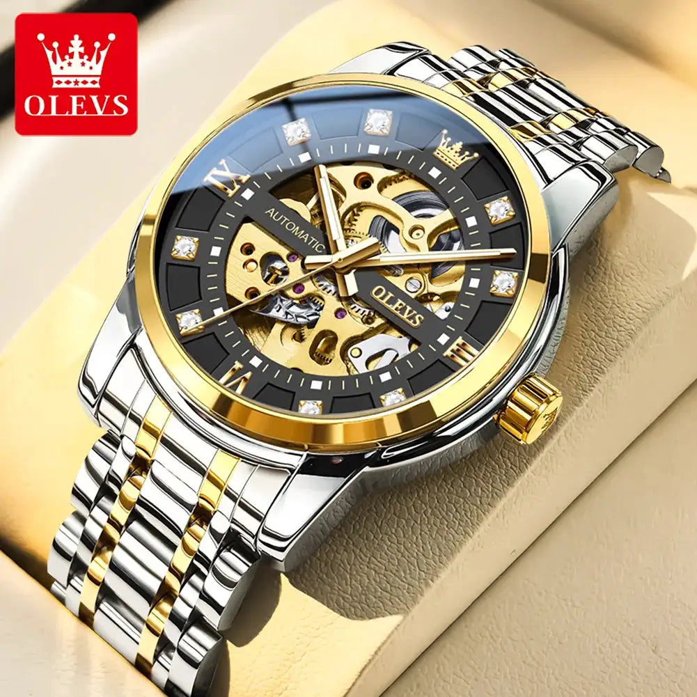 Olevs Men Skeleton Mechanical Watch — product image 10