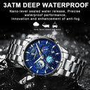 Luminous Chronograph Watch for Men Daily
