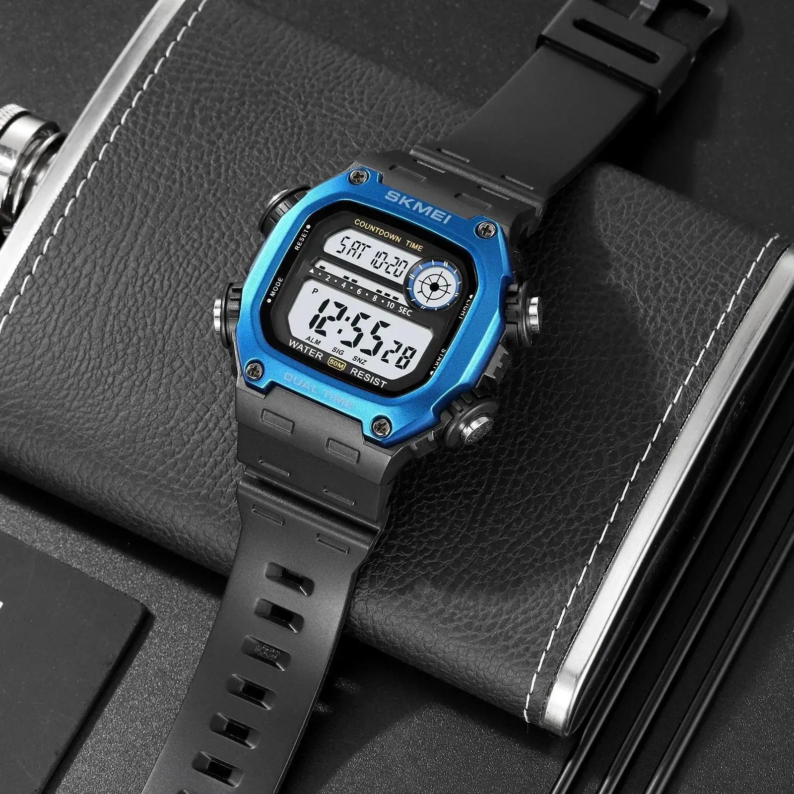 SKMEI Sports Chronograph Watch Waterproof Fitness Tracker