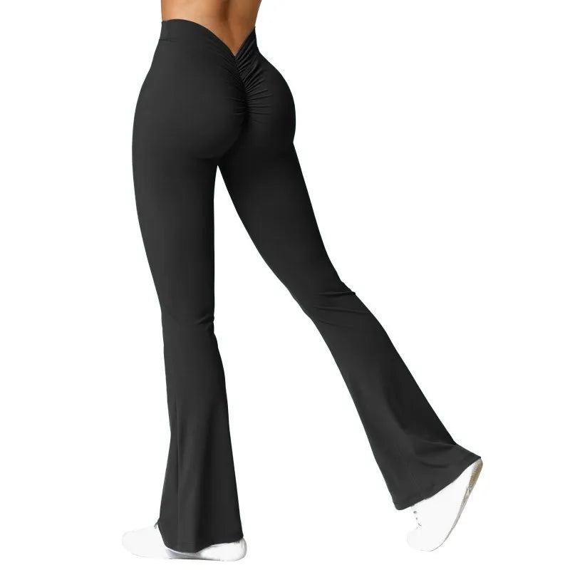High Waist Flared Yoga Leggings