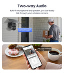 SHIWOJIA 6MP Solar Camera 4G Sim Card Outdoor 12X Zoom