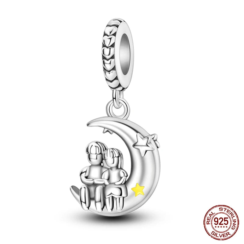 Sterling Silver Sparkling Zircon Star