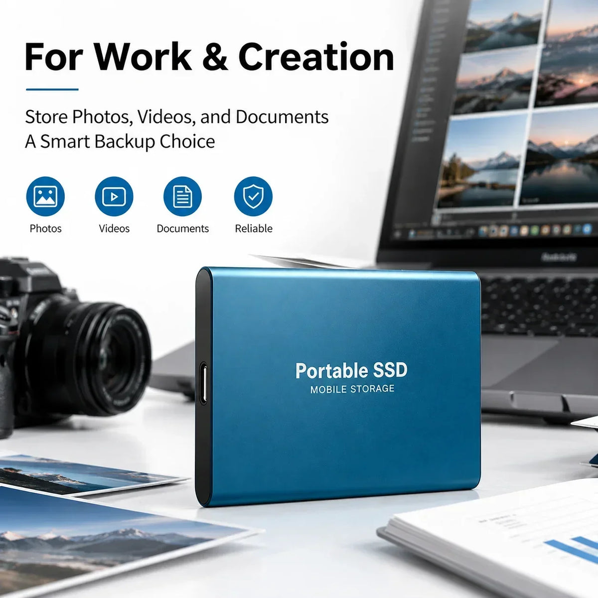 USB-C Laptop Portable SSD