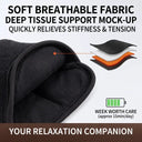 Ankle Foot Air Massager 3 Modes 5 Levels Wrap Cordless 1200mAh Vibrating Warming Sleeve Support Rechargeable Compress Joint Cuff