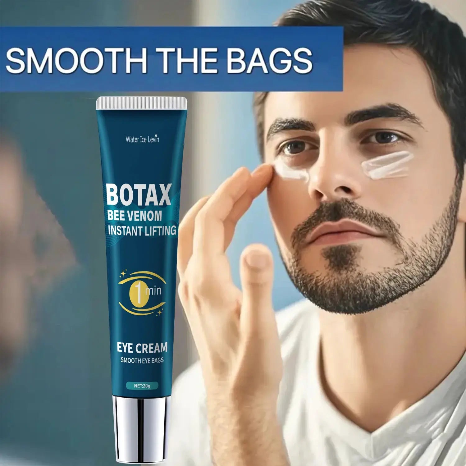 Hydrating Eye Gel, Minimizes Puffiness, Formulated with Caffeine, Aloe Vera & Panthenol, Soothes and Refreshes Eye Skin, Oil-Fre