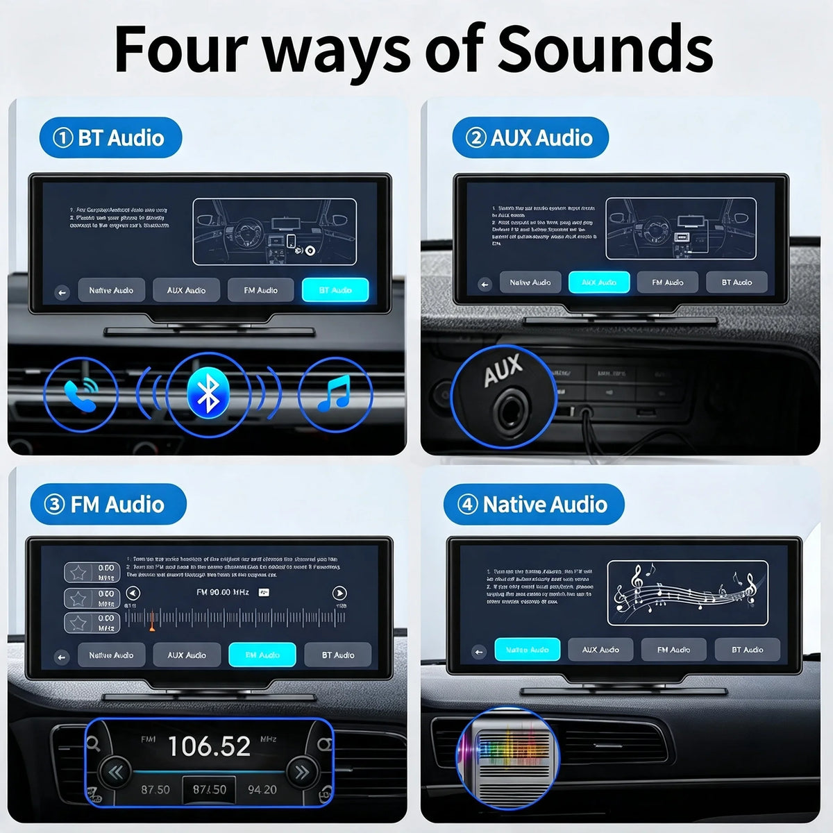 Portable Wireless CarPlay Screen, Suitable For Display Screens — product view 6
