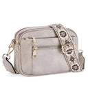 Quilted Embroidery Grid Colorblocking Retro