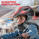 VICTGOAL Kids Detachable Full Face Bicycle Helmet Child Sports Safety Cycling Protection for Balance Bike Roller Skating Caps